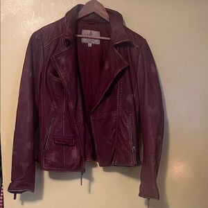 Distressed Wilsons Leather Jacket